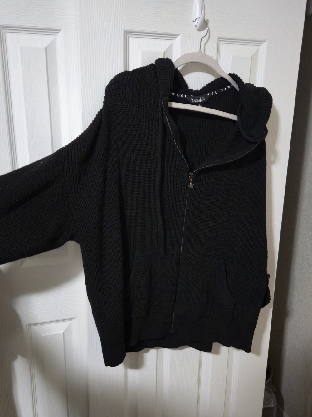 Torrid Nightfall Relaxed Zip-Up Hoodie Sweater sz 2 - Picture 4 of 6